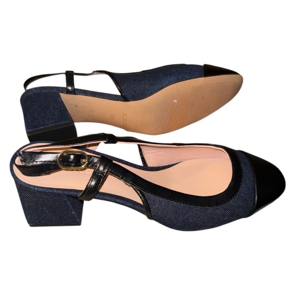 J. Crew NWOT Layne Cap Toe Heels - Picture 1 of 4